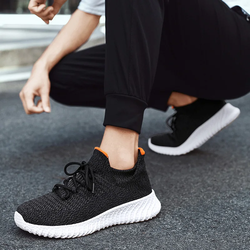 Мужская повседневная спортивная обувь женские кроссовки белая дышащая сетчатая