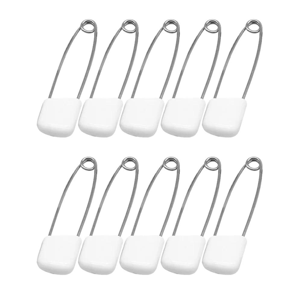 Baby Pin Cloth Head Bulk Stainless Steelsewingnappy Locking Metal Holder Clip Laundry Secure Blanket Duty Heavy