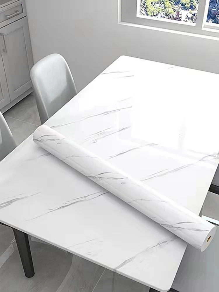 

PVC Waterproof Marble Self Adhesive Wallpaper Contact Paper Mildew Proof Film Wall Stickers for Kitchen Home Decor