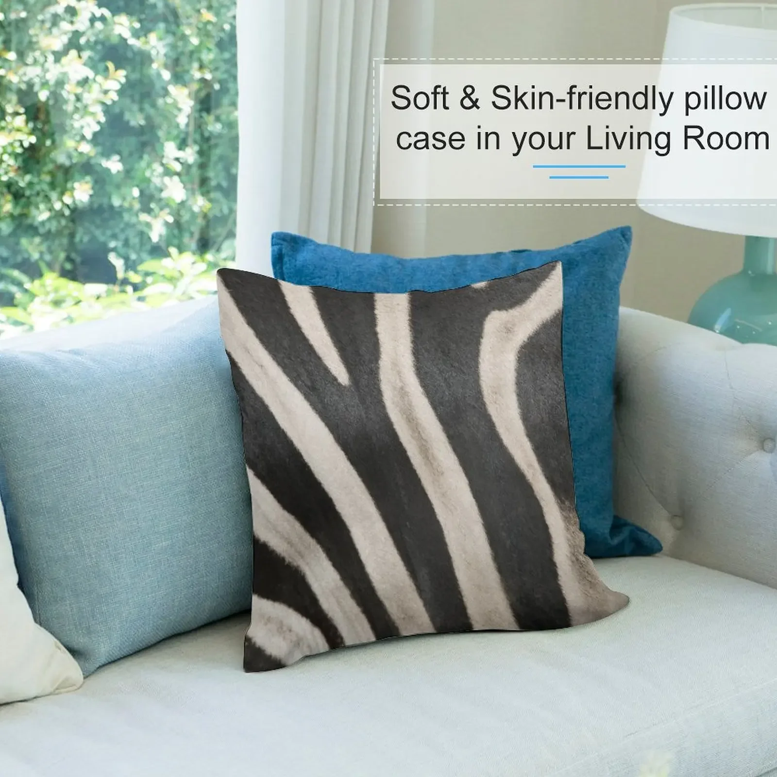 Чехол для подушки с принтом зебра Fujian