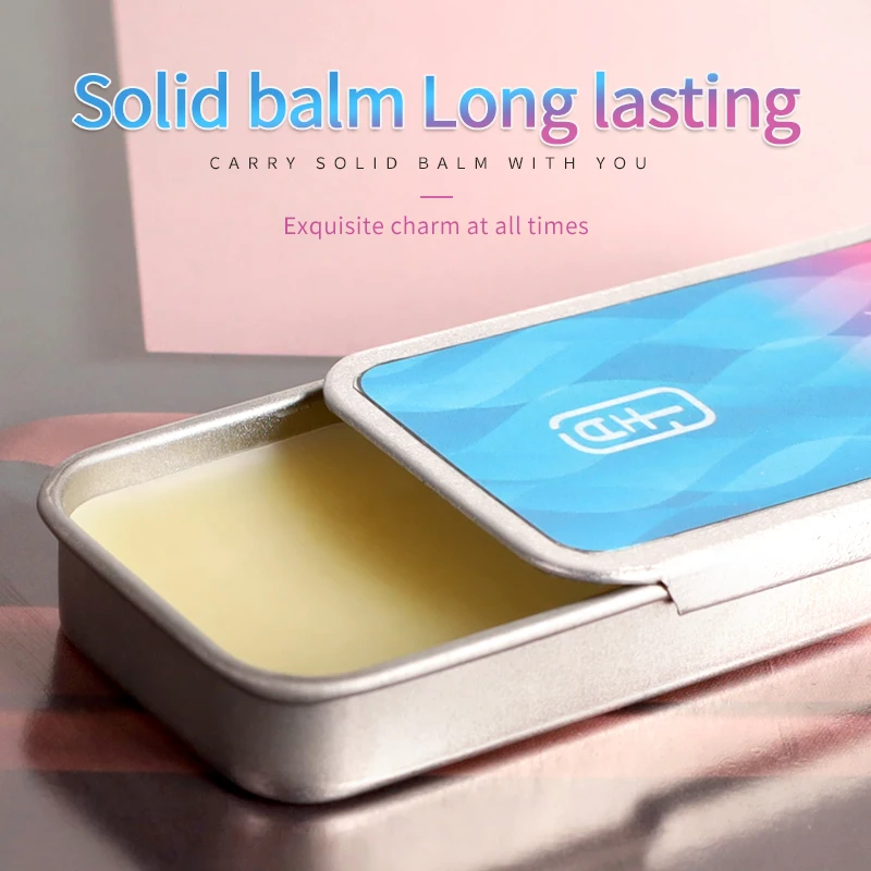 

Portable Women Solid Perfume Fragrance Lady Men Body Antiperspirant Fresh Aroma Deodorant Long-Lasting Natural Balm Alcohol-free