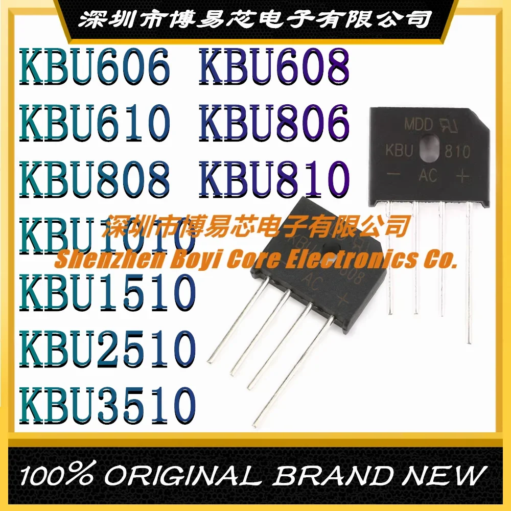 KBU606 KBU608 KBU610 KBU806 KBU808 KBU810 KBU1010 KBU1510 KBU2510 KBU3510