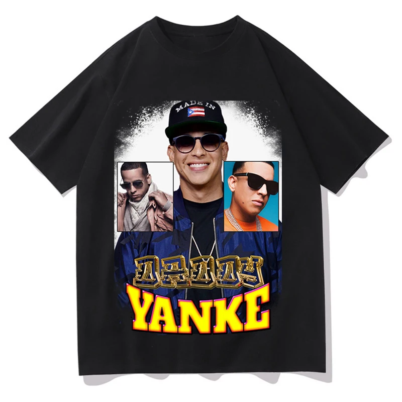 

DADDY YANKE Unisex T Shirt Fashion Summer Casual Print T-shirt Vintage Round Neck Cotton Short Sleeve Blouse Tops