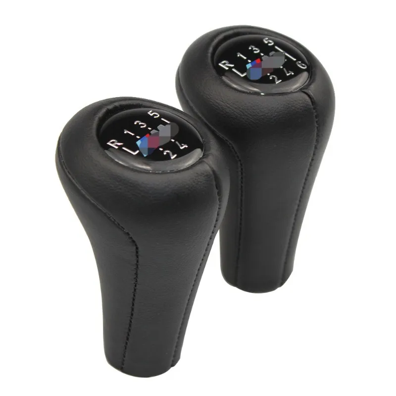 

1 Pcs Car 5/6 Speed Manual Gear Shift Knob Lever Shifter For BMW 1 3 5 6 Series E Series X1 X3 X5 M Leather Gear Shifters