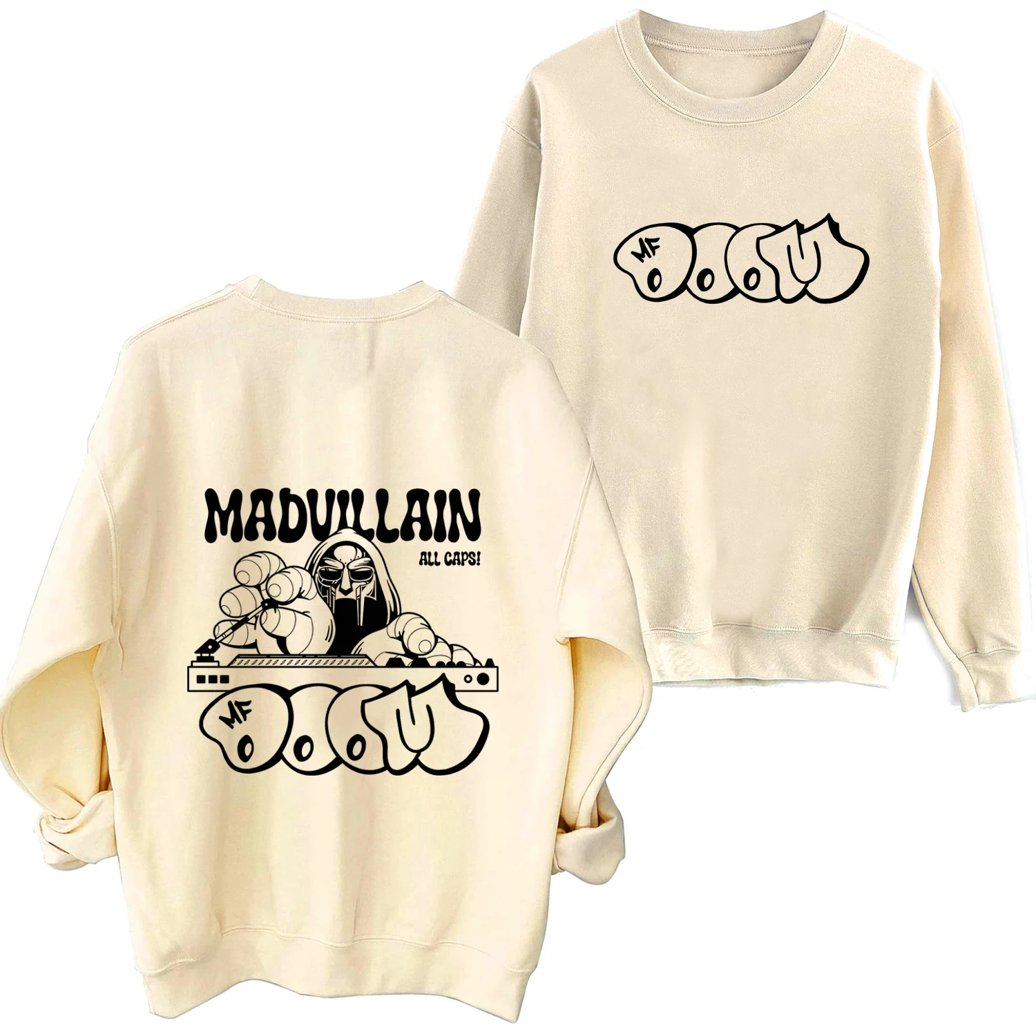 MF Doom Madvillainy All Caps 2024 музыкальный подарок для фанатов с длинным рукавом Осенняя