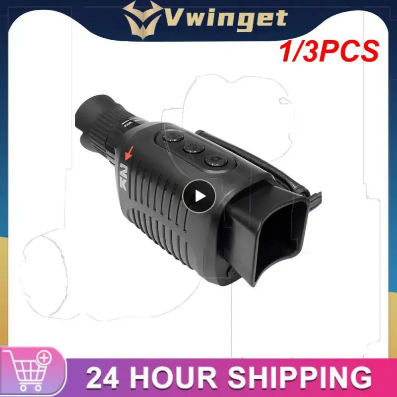 

1/3PCS Rechargable Battery 1080p High Definition Infrared Night Vision Telescope Night Vision Camera Outdoor Hunting