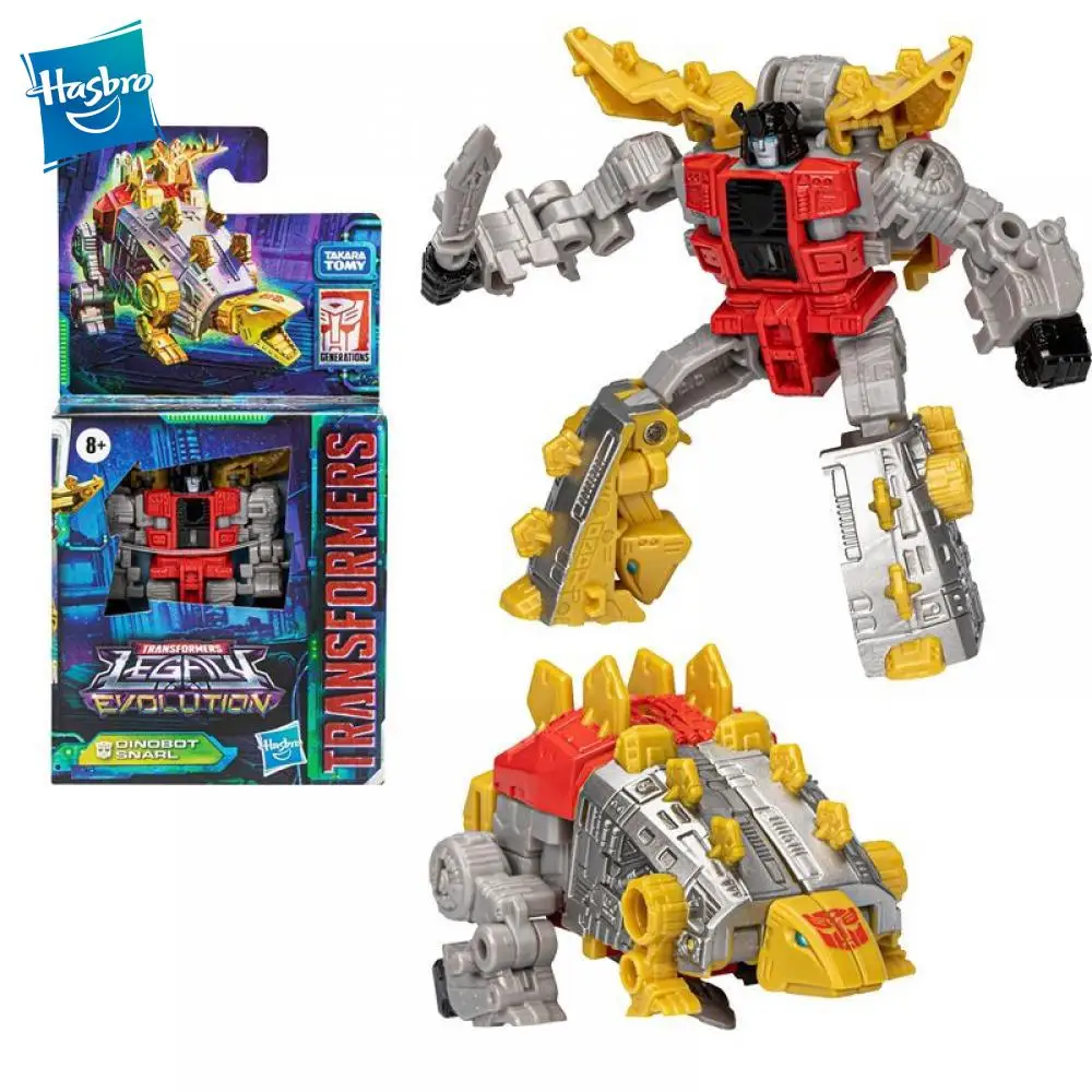 

In Stock Hasbro Takara Tomy Transformers Legacy Evolution Dinobot Snarl Core Class Slug Sludge Snarl Action Figure Model Kid Toy