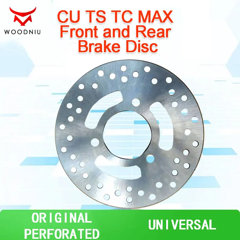 

Suitable for Super SOCO CU TS TC MAX Original Accessories Brake Disc Brake Disc Perforated Brake Disc Front and Rear Universal