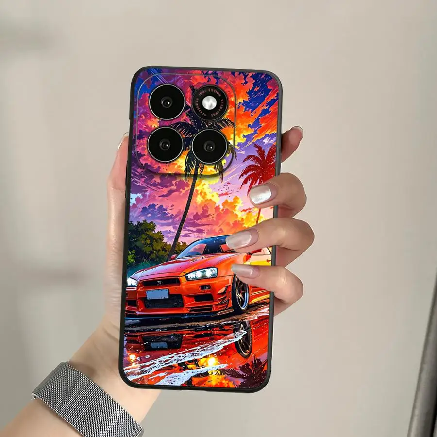 Фото Чехол для телефона Sunset City JDM Car для Motorola Moto G60 75 G50 55 Edge 20 30 40 50 60 70 S30 G71 85 G53 G51 73 G32 96 G22 86 G52 50 S50 №2
