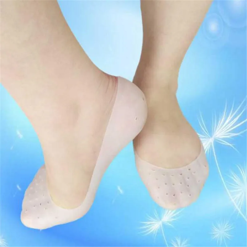 

1Pair Breathable Moisturizing Foot Sock Full Length Silicone Gel Socks Cracked Foot Care Protection Tool Male Female