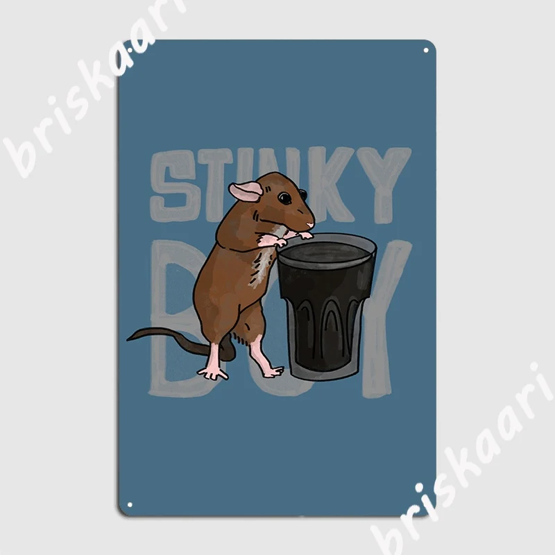 

Металлический плакат Rat Boy, Постер клуба, дома, классический постер, оловянные плакаты со знаком