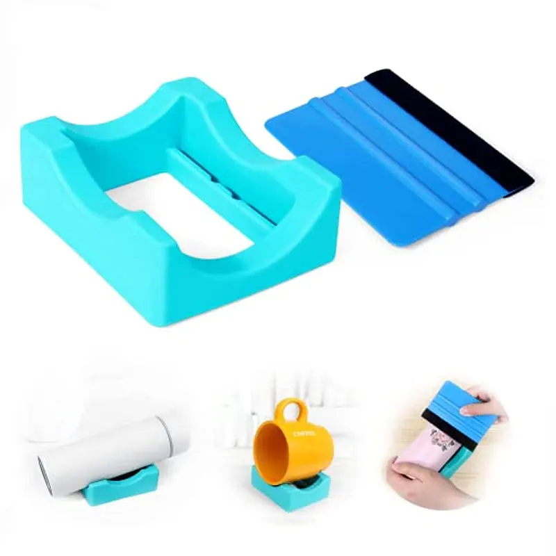 

Cup Cradle for Tumblers, Sturdy Tumbler Cradle with Felt Squeegee Use to Apply Vinly Decal