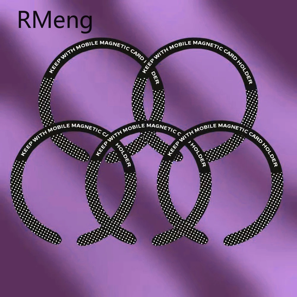 

RMeng 5pcs Iron Magnetic Sheet Rings Stand For Phone Holder IPhone 12 13 Mini ProMax All Wireless Charging Phone Magsafe Sticker