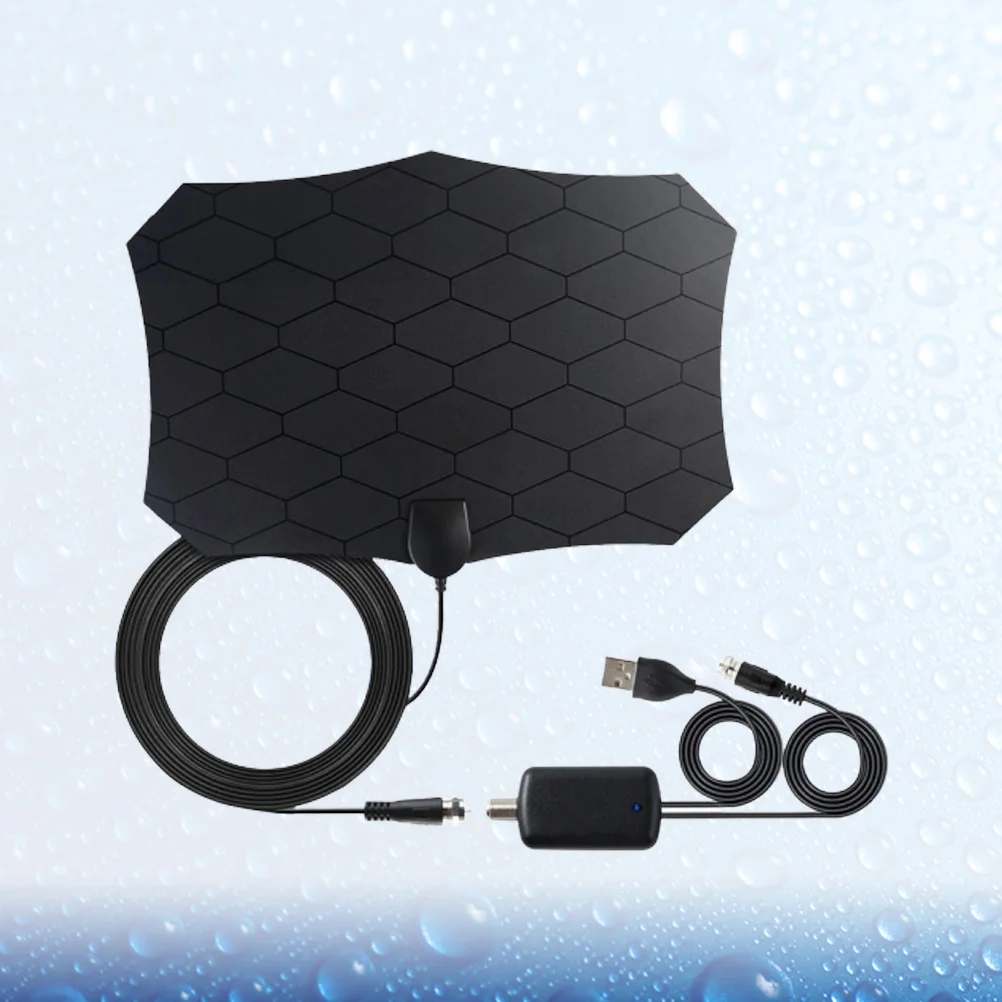 

4K HDTV High Gain 80 Miles 28 DBI Digital Antenna with Amplifier Signal Booster Indoor Antennas Television Aerial Designer