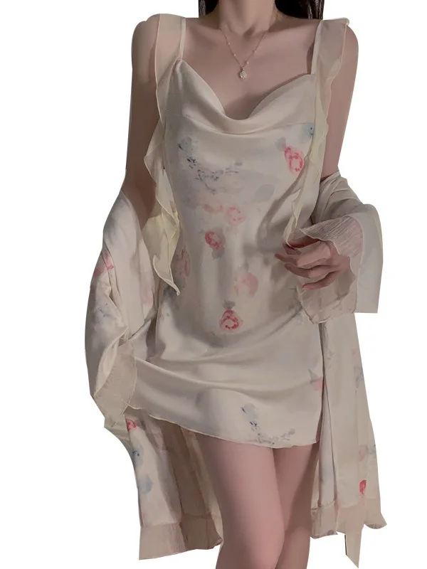 Платье женское Плиссированное с открытой спиной модная одежда принтом из