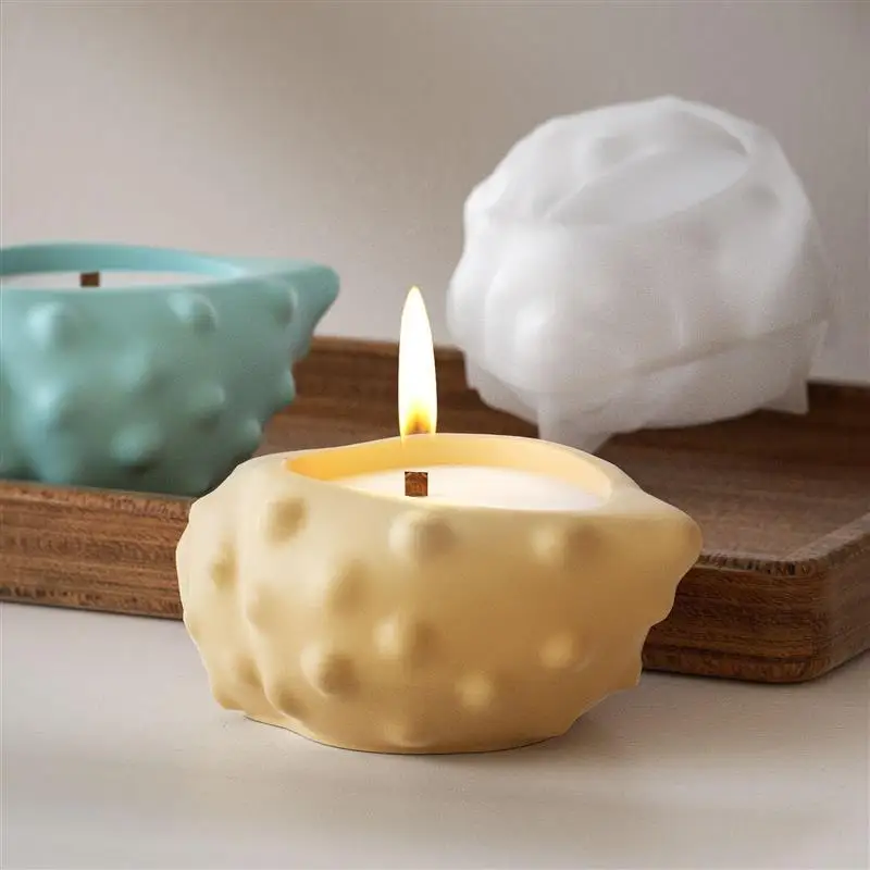 Чашка для свечи-раковины силиконовая форма подсвечник орнамент сделай сам бетон