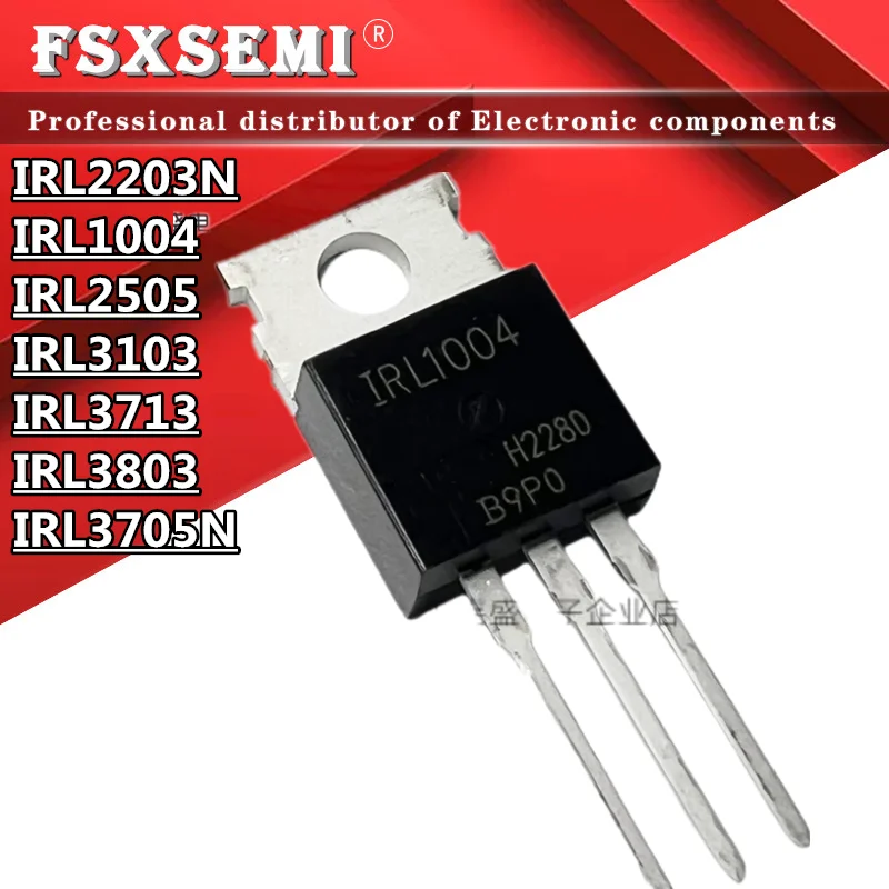 

10pcs/lot IRL2203N TO-220 L2203N IRL1004 IRL2505 IRL3103 IRL3713 IRL3803 IRL3705N IRL3705 Power MOSFET