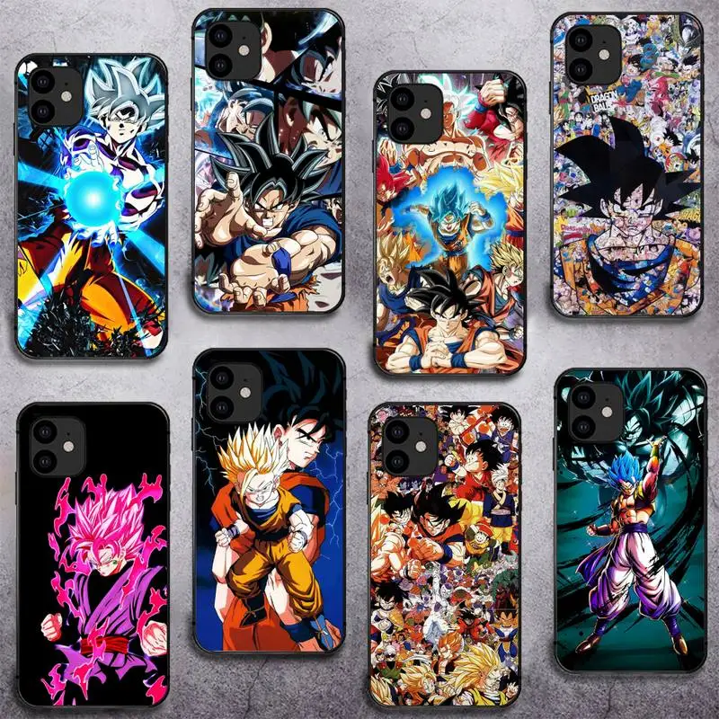 

Anime Dragons DBZ Ball Phone Case For iPhone 13 12 11 Pro Max 11 XR XS Max X 8 7 6 5 SE 2020 Fundas Cover