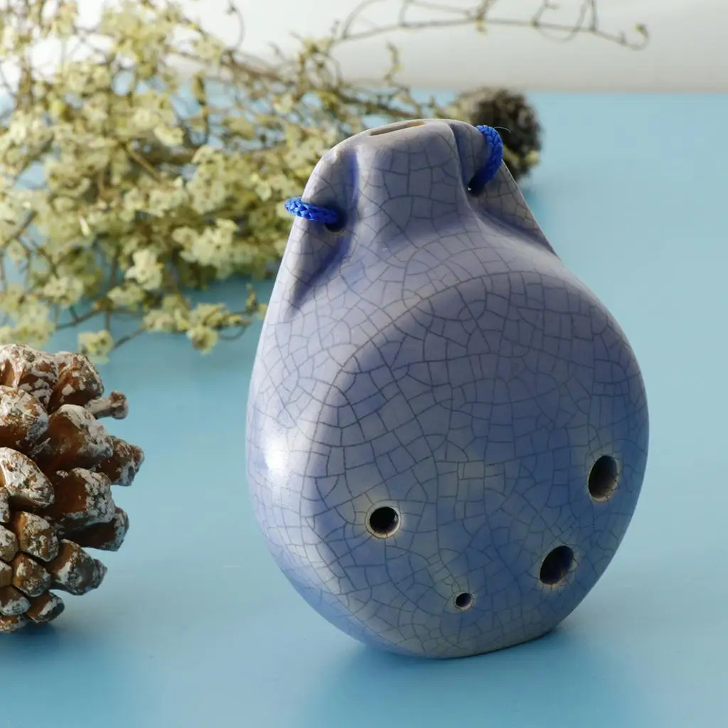 Ocarina коллекционный сувенир 6 отверстий альт настроенный музыкальный инструмент
