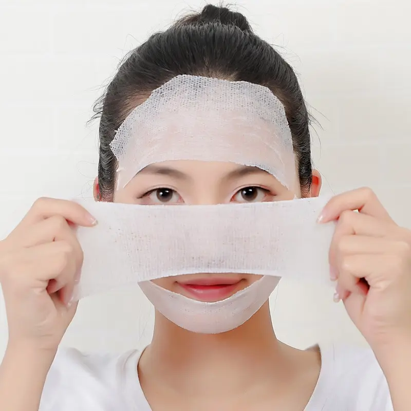 

200 шт., одноразовая Косметическая хлопковая маска для макияжа лица