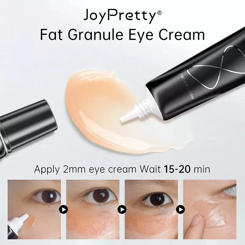 Fat Granules Eye Cream Vitamin E Anti Dark Circle Wrinkle Remove Eye Bags Lifting Firming Serum Eye Mask Face Skin Care Products images - 6