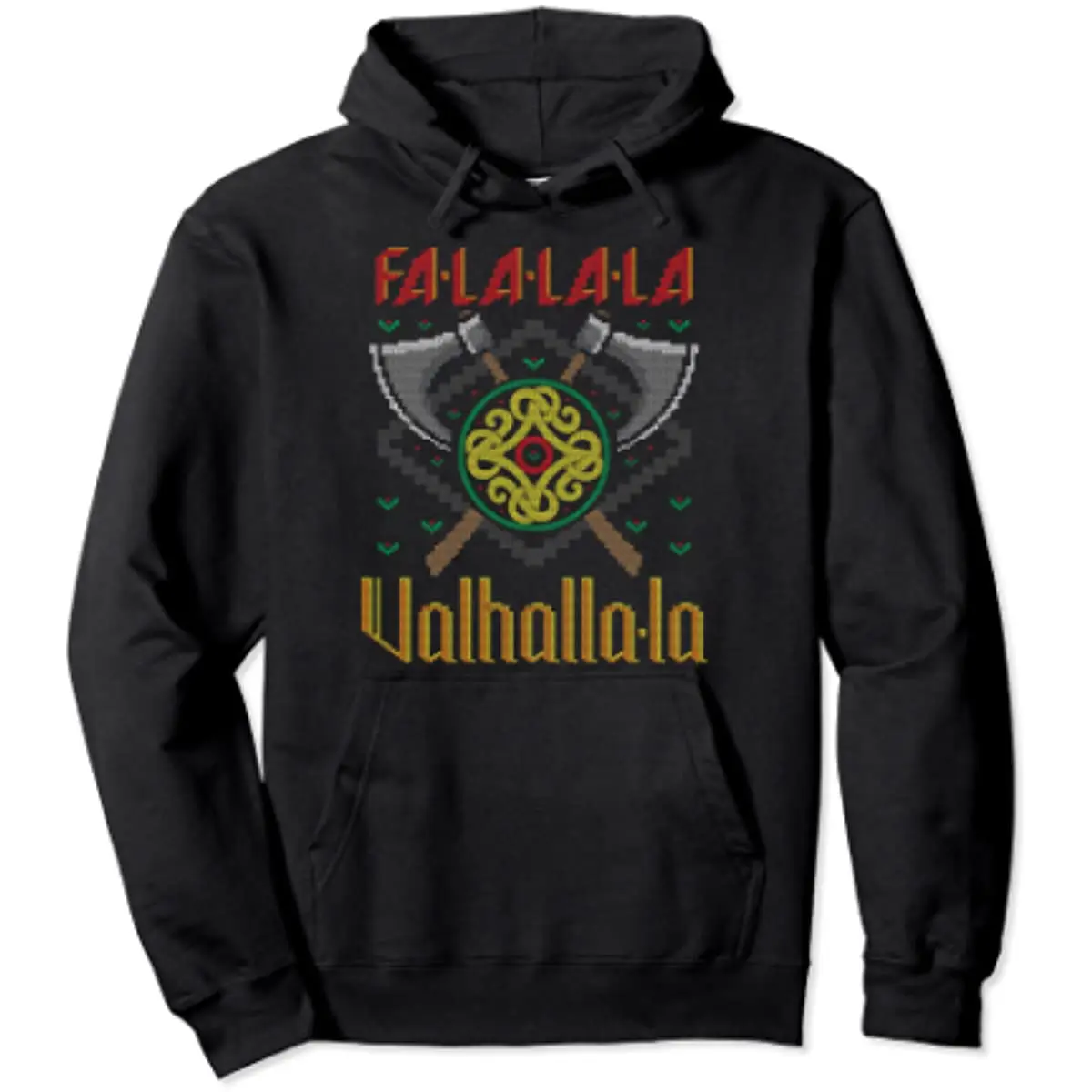 

Fa-La-La-La Valhalla-La Norsk Viking Ugly Christmas Sweater Hoodie New 100% Cotton Comfortable Casual Mens Fashion Streetwear