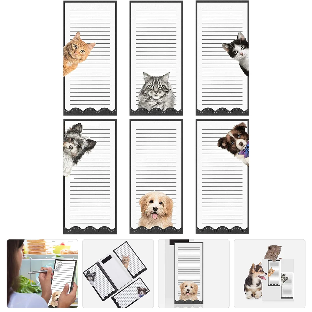 

6 цветов, список продуктов, аксессуар для холодильника, офисный холодильник, список продуктов, магнитный Примечание, практичный