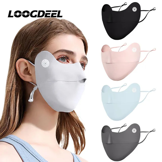 UV-Protection Ice Silk Mask Adjustable Cycling Face Mask Sports Bandana 1