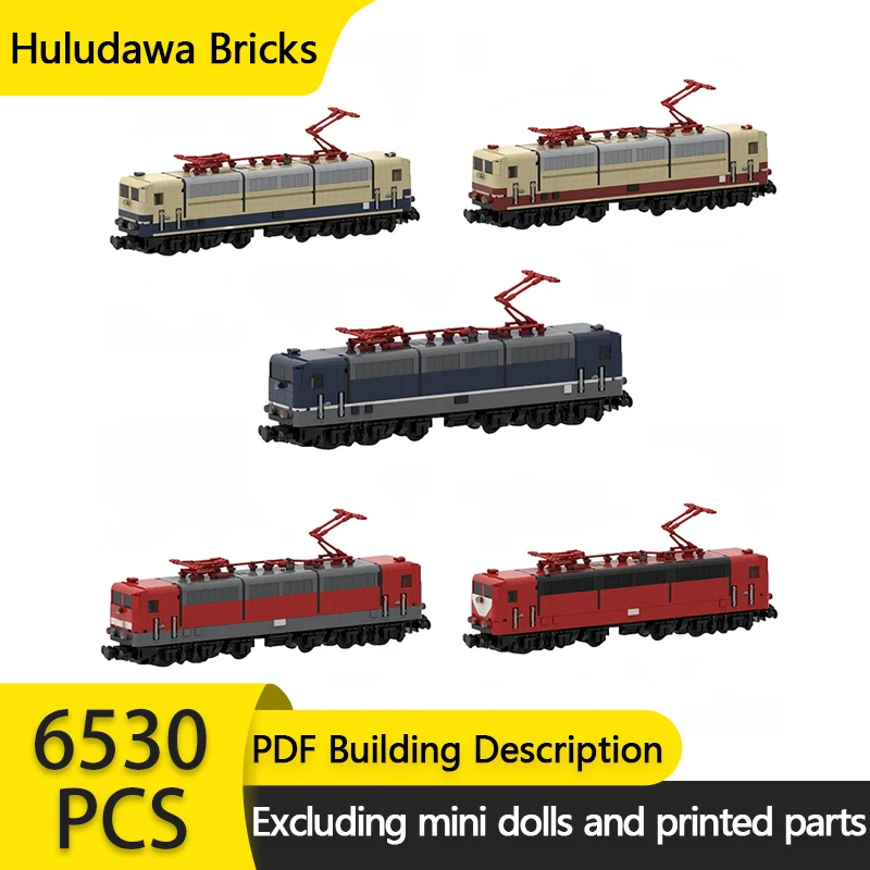 Модель городского автомобиля MOC строительные блоки 181 2 железная дорога