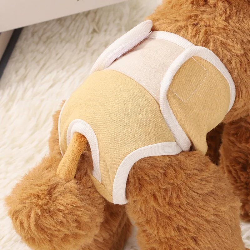 

Reusable Female Dogs Diaper Pants Sanitary Female Dog Pants Diapers For Dogs Menstruation Pet Cat Physiological Shorts Girl