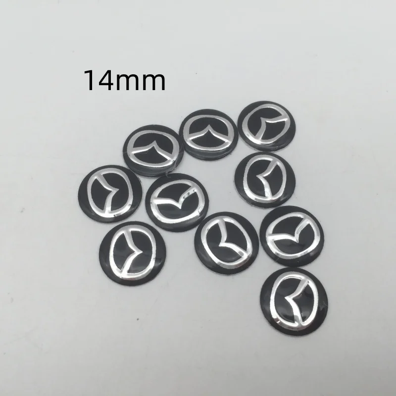

2 шт. 5 шт. 10 шт. 15,5 мм 14 мм для автомобильного брелока, чехол, значок, кнопка, значок с логотипом, прямой складной пульт дистанционного управления, сменная наклейка