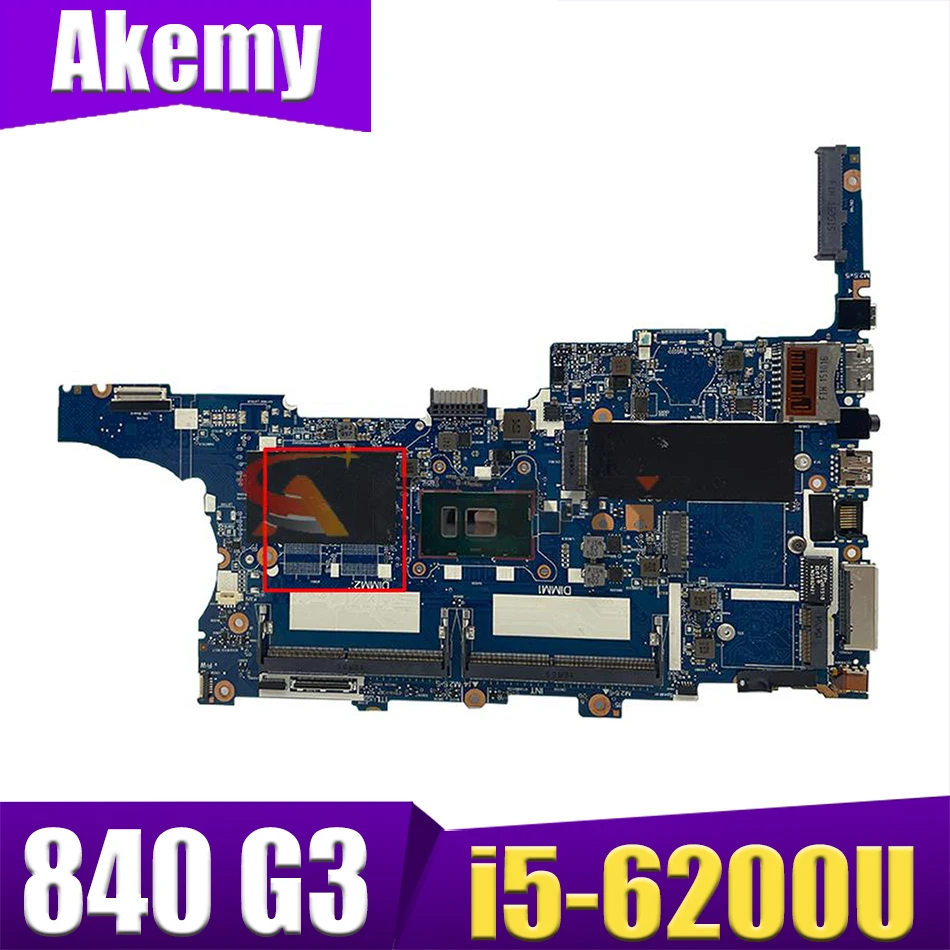 

For HP EliteBook 840 G3 Laptop Motherboard 826805-001 826805-601 i5-6200U CPU 6050A2728501-MB-A01 MB 100% Tested
