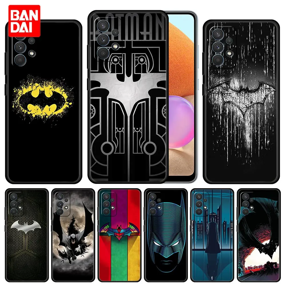 

Cover Case for Samsung Galaxy A51 A52 A03 A13 A31 A32 A50 A70 A71 Note 20 Ultra 5G Bag Capa Armor Phone Soft Batman Superhero