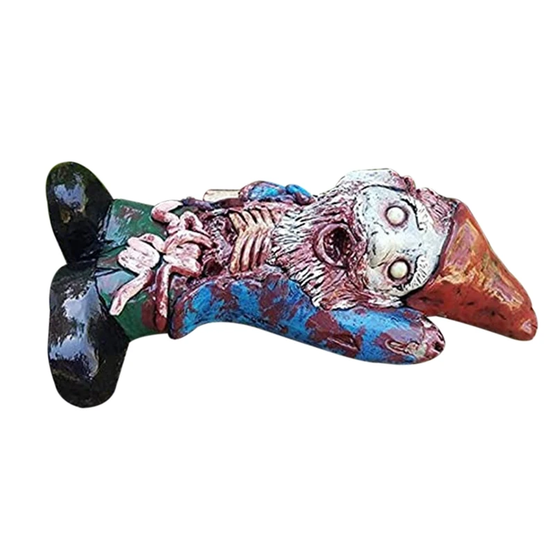 

Resin Zombie Gnome Ormament Unique Durable Environmently Friendly Horror Outdoor Patio Or Yard Garden Festival Decor