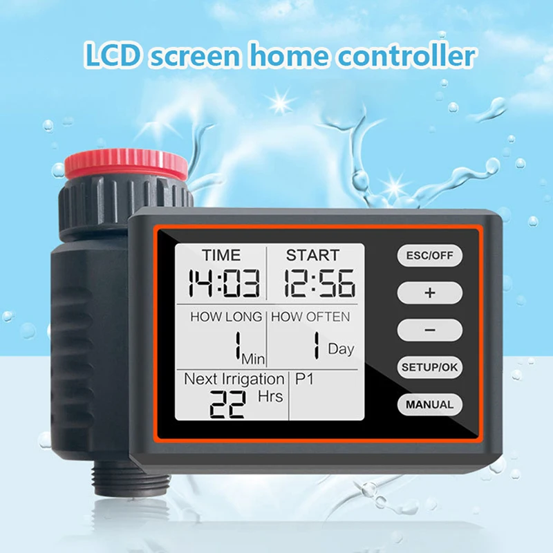 

1pcsGarden Watering timer Automatic irrigation equipment Irrigation System Waterproof IP65 Home irrigation