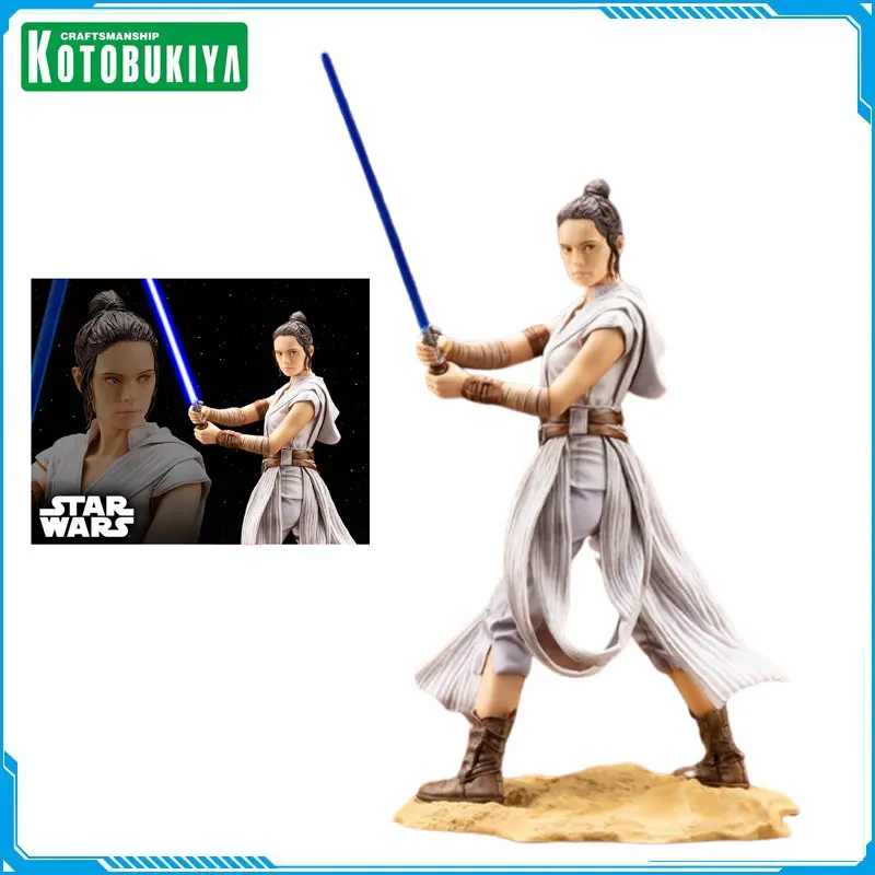 

Em Estoque Original KOTOBUKIYA Authentic Assembled Model Star Wars：The Rise of Skywalker Rey Action Figure Collection Model Toys