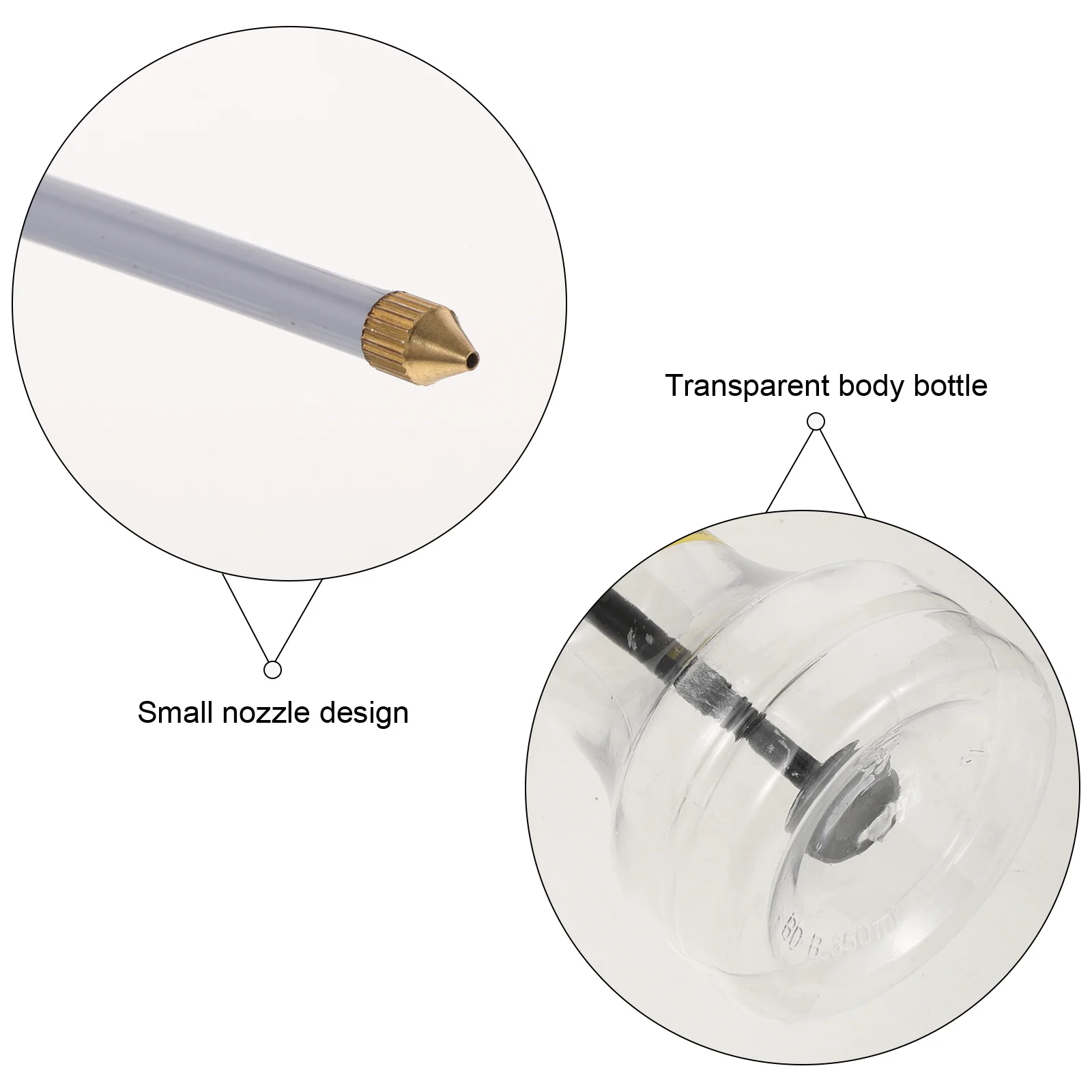 Прозрачная бутылка для масла высокого давления инструмент блокировки
