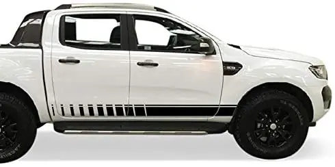 

Bubbles Designs Decal Sticker Vinyl Lower Sport Stripes Compatible with Ford Ranger T6 2011present