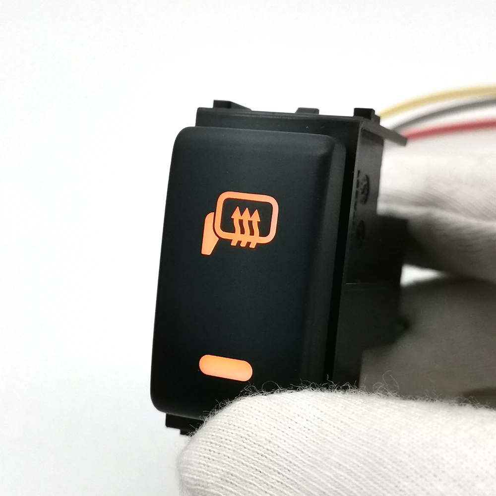 

1 шт., автомобильные светодиодные противотуманные фары DRL, кнопка включения и выключения радара, музыкальный переключатель с проводом для Nissan Qashqai Tiida X-TRAIL Patrol Y62 08-15