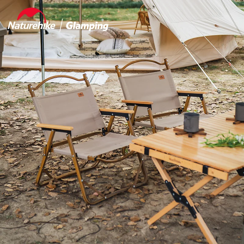 Naturehike Кемпинговый стул Портативный уличный из алюминиевого сплава под дерево