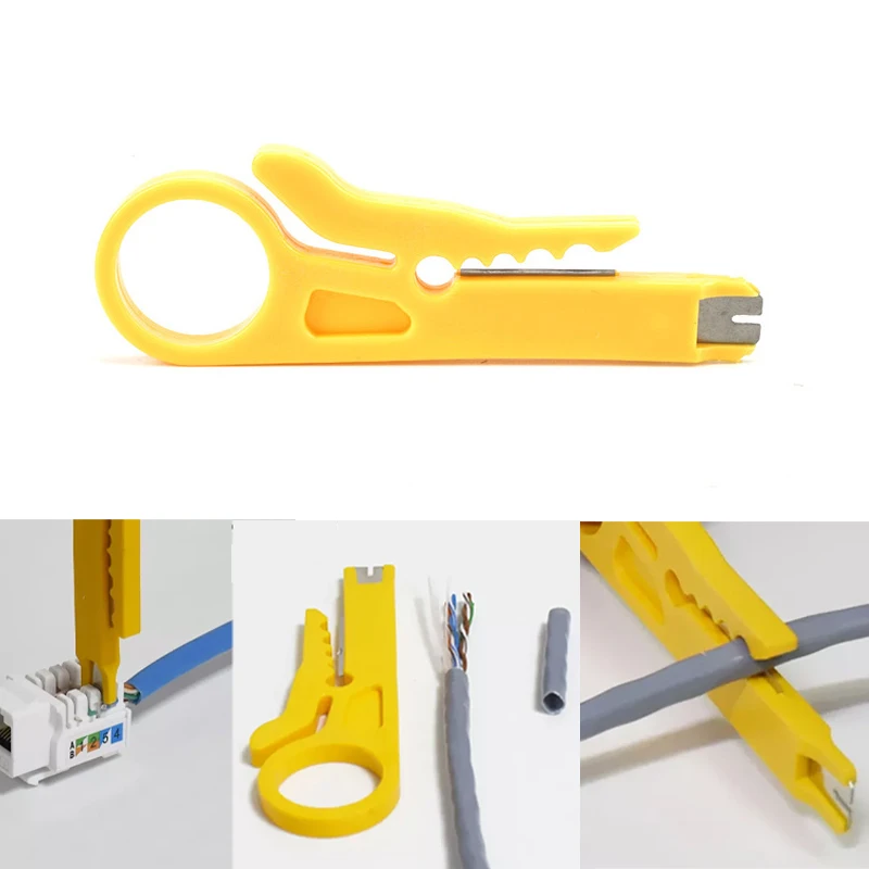 Нож для зачистки проводов портативный Обжимные щипцы обжимные инструменты резак