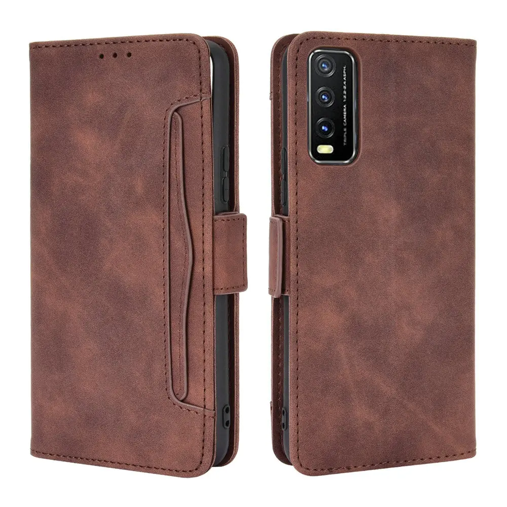 

Leather Removable Card Flip Case For Vivo Y22s Y35 Y22 Y02s Y33s Y20 Y21s Y31 Y 21 S Y12 Y11s Y52 Y55 Y53s 5G Wallet Cover Funda