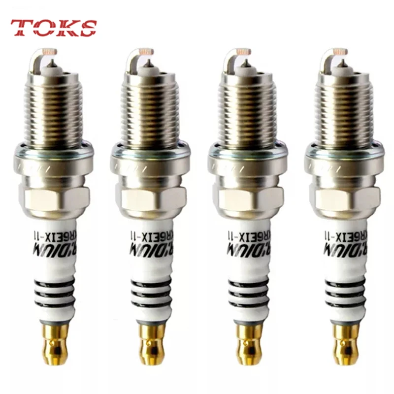 TOKS 4 шт. 90919-01194 двойная платиновая Свеча зажигания PK20TR11 подходит для Тойота