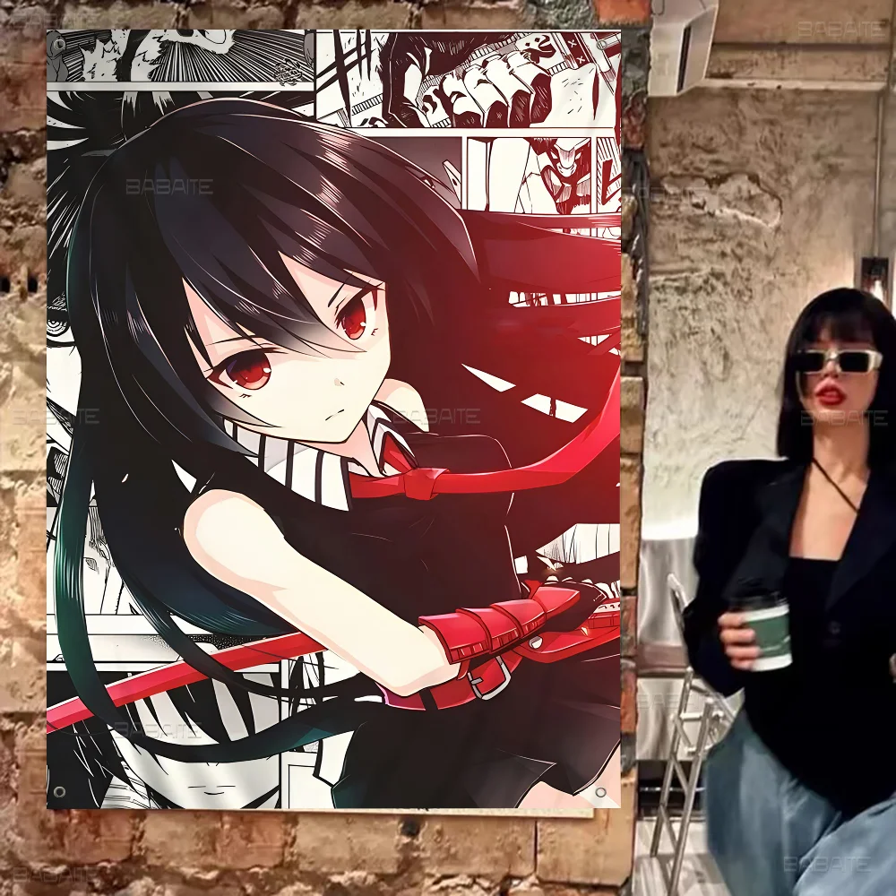 Японское классическое аниме Akame Ga KIL аниме-карта флаг для гостиной домашний декор