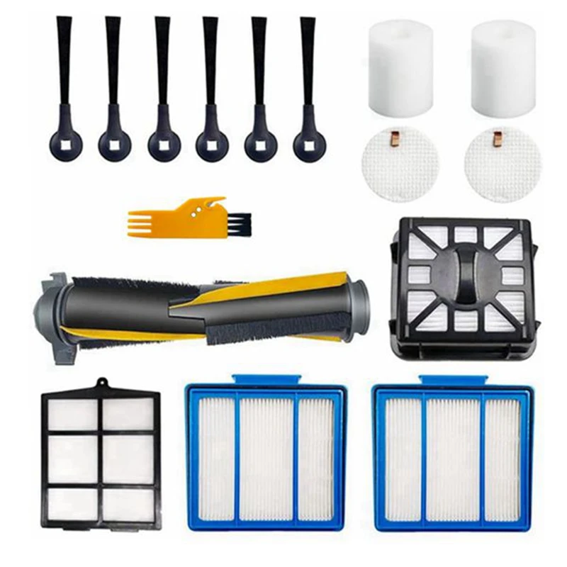 

14PCS Replacement Parts For Shark IQ RV1001AE RV101 Robot Vacuum Foam Felt Filter Accessories