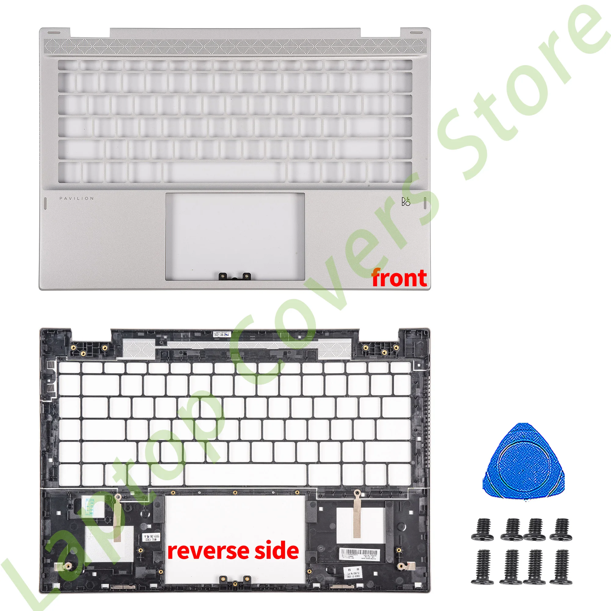 Новые чехлы для PAVILION X360 14-DW 14M-DW задняя крышка ЖК-дисплея Упор рук 6070B1745001 6070B1745004