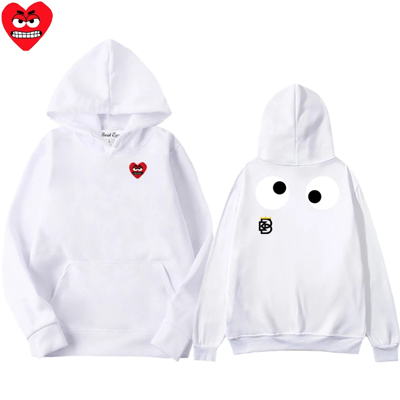 Пара глаз с принтом для женщин и мужчин толстовка из полиэстера крутой милый