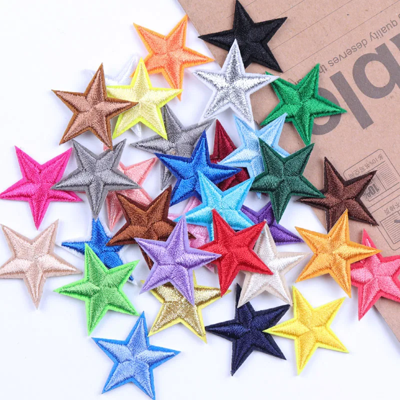 33 шт./набор, нашивки со звездами для одежды