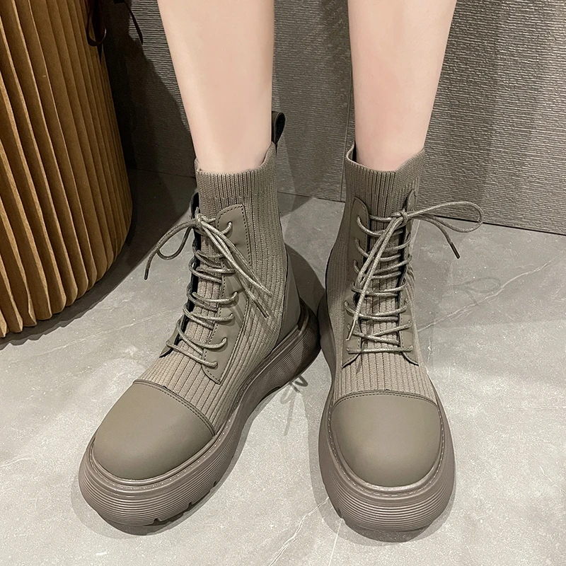 

Женские ботинки на молнии, винтажные Ботинки Челси в английском стиле, зимняя обувь, 2022