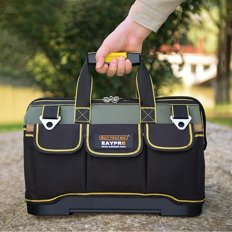 NEW Tool Bag Electrician 1860D Oxford Cloth Multifunctional Storage Wear Resistance Waterproof Work Tool Bag Wrench Organizer
